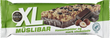 Nordthy Xl Müsli Bar Hasselnødder og Mørk Chokolade 50g