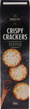 Nordthy Crispy Crackers Pepper 125g