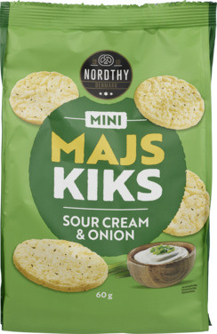 Nordthy Mini Majskiks Sour Cream & Onion 60g