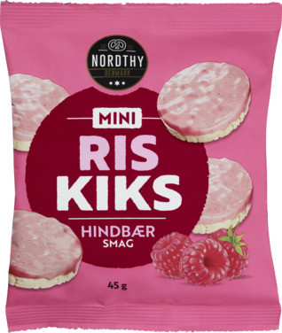 Nordthy Mini Riskiks Hindbær 45g