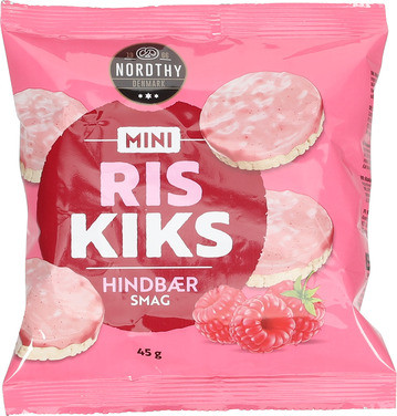 Nordthy Mini Riskiks Hindbær 45g