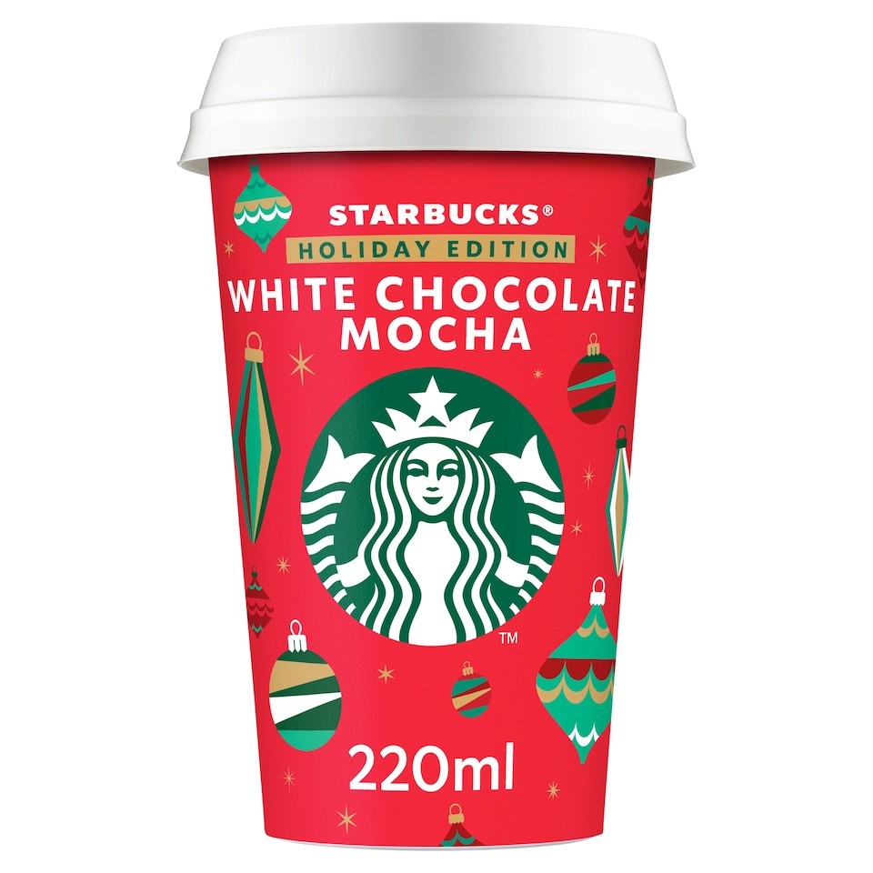 Starbucks White Chocolate Mocha Flavour Chilled Coffee 220ml