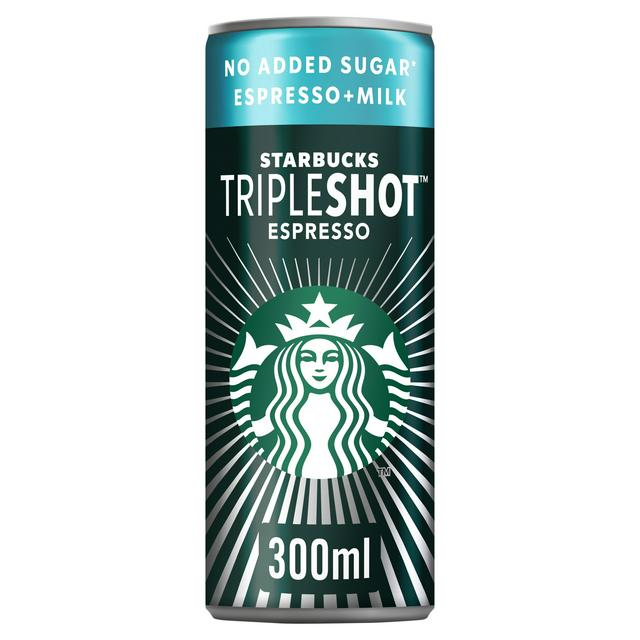 Starbucks Tripleshot Espresso No Added Sugar Coffee 300ml