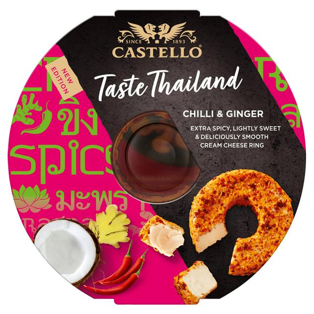 Castello Chilli & Ginger Cream Cheese Ring 125g