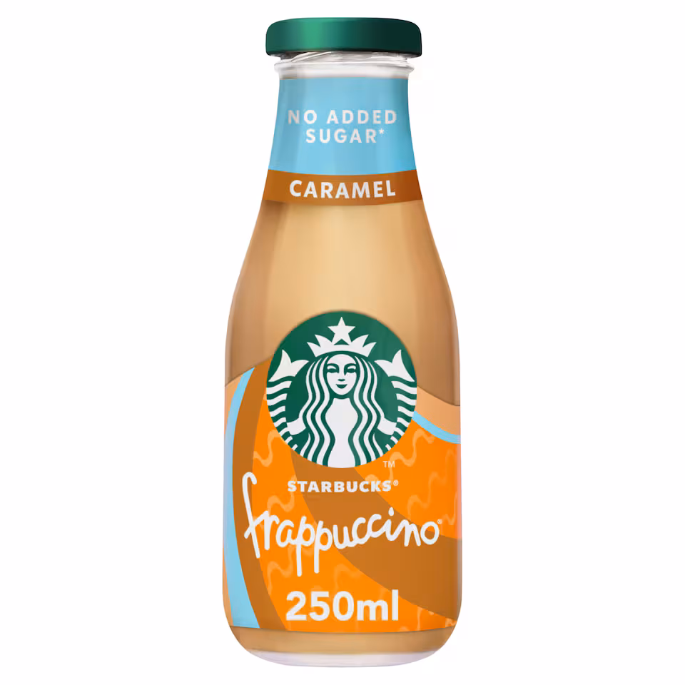 Starbucks Frappuccino Coffee Drink No Added Sugar - Caramel 250ml