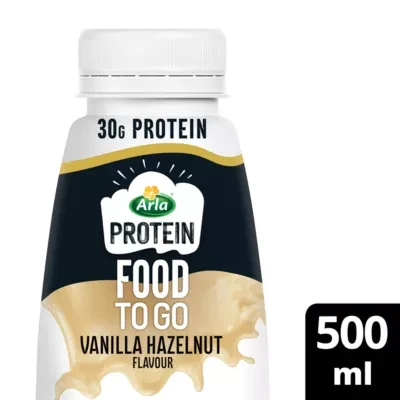 Arla Protein Food To Go Vanilla Hazelnut Flavoured Meal Replacement Shake 500ml