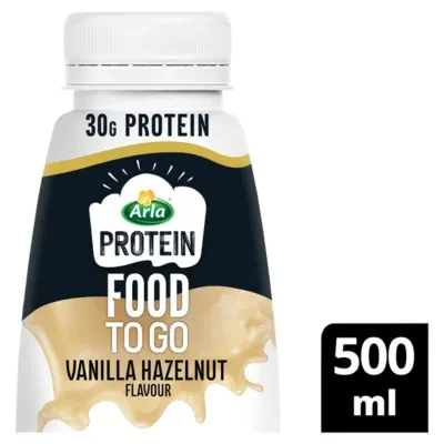 Arla Protein Food To Go Vanilla Hazelnut Flavoured Meal Replacement Shake 500ml