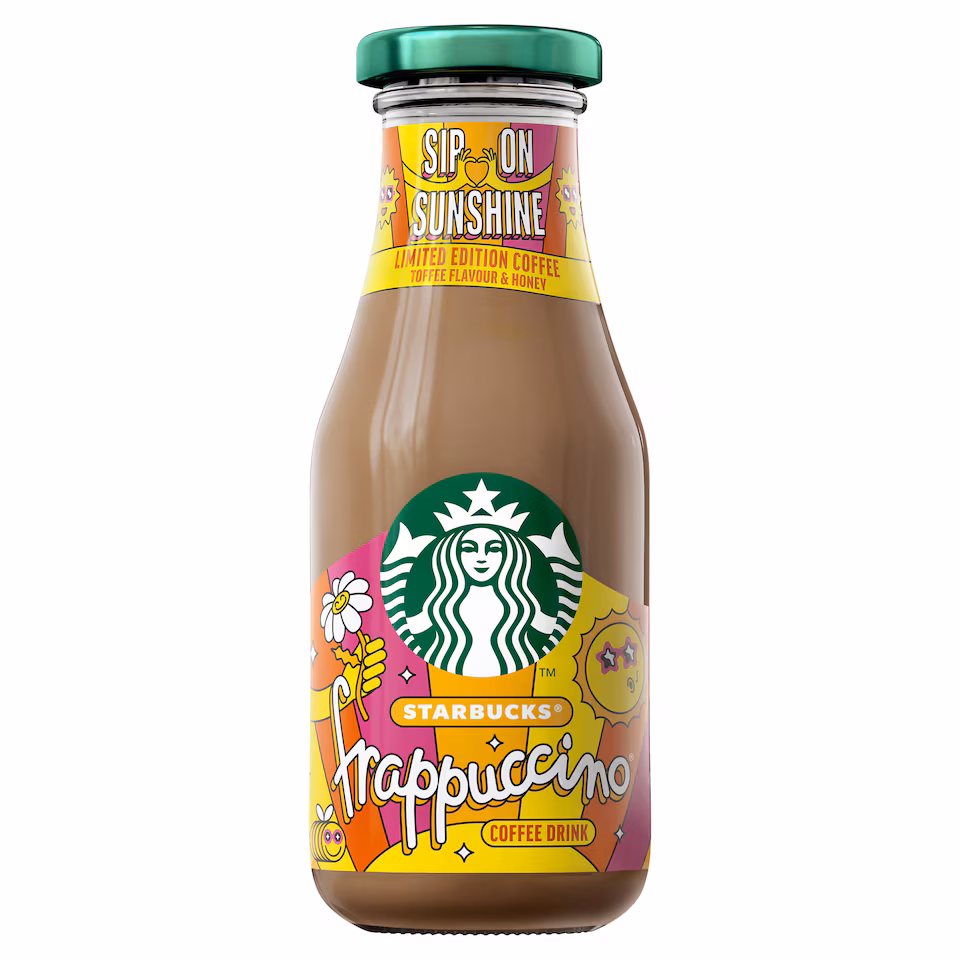 Starbucks Frappuccino Toffee & Honey Sip on Sunshine Iced Coffee 250ml