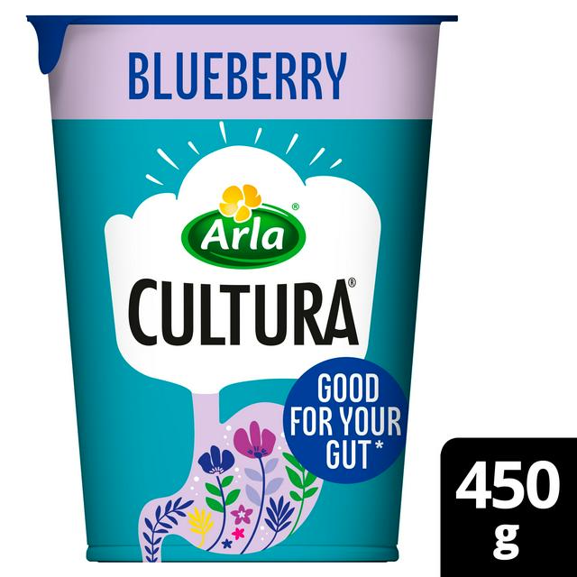 Arla Cultura Blueberry Gut Health Yogurt 450g