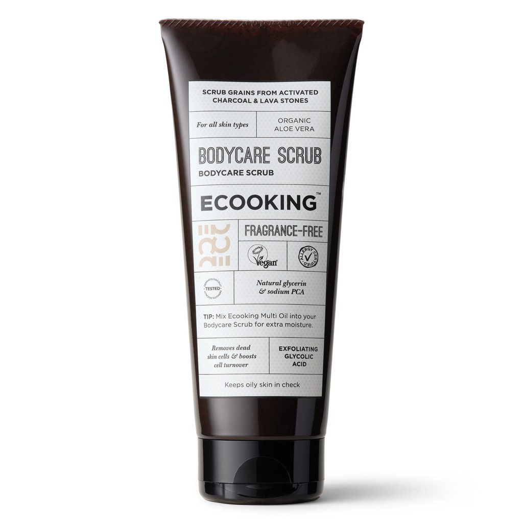 Ecooking Bodycare Scrub Fragrance Free 200 ml