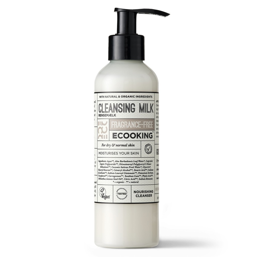 Ecooking Cleansing Milk Fragrance Free 200 ml