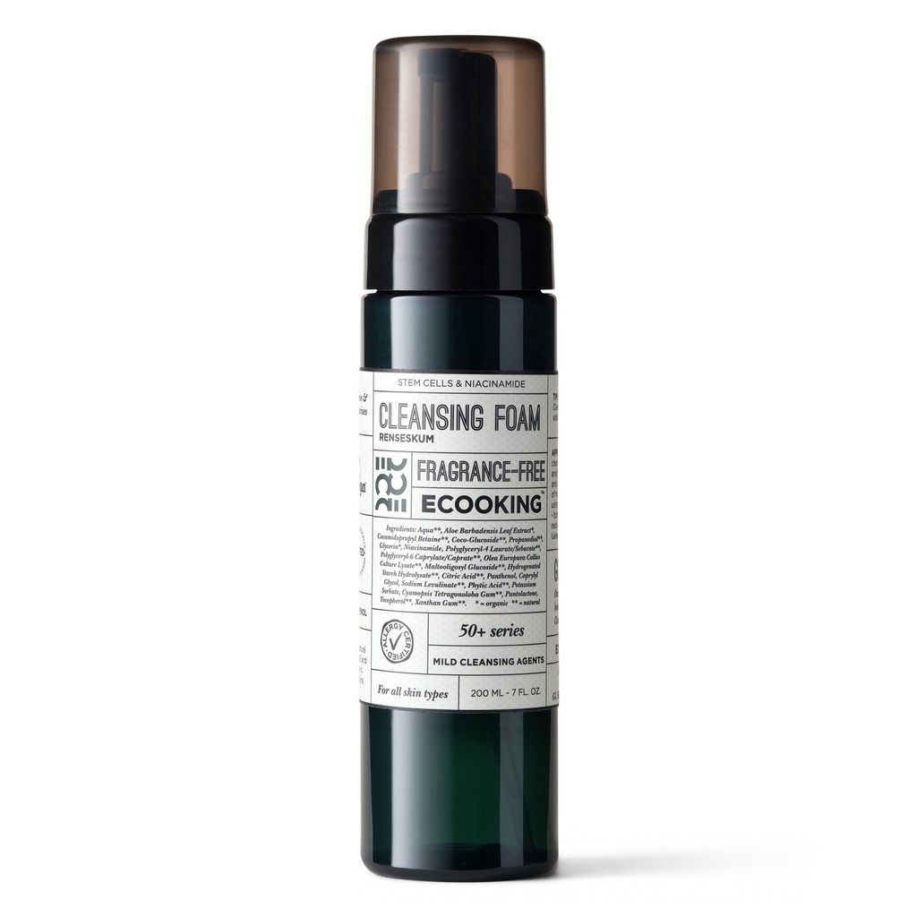 Ecooking 50+ Cleansing Foam Fragrance Free 200 ml
