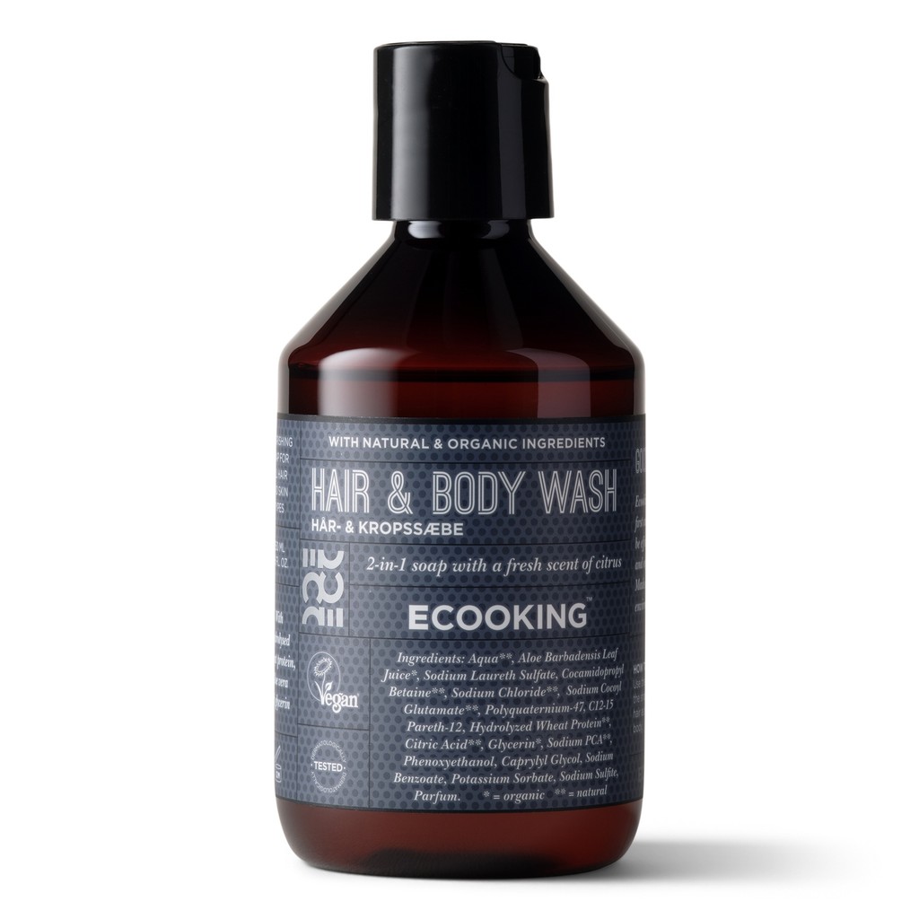 Ecooking Men, Hair & Body Wash 250 ml