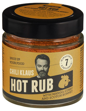 Hot Rub Vindstyrke 7 100g Chili Klaus
