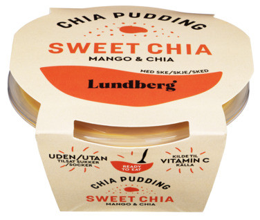 Lundberg Chia Pudding Mango 125g