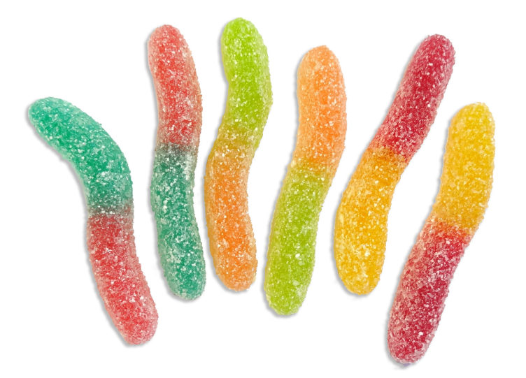 Sour Worms 3kg løsvekt Snop