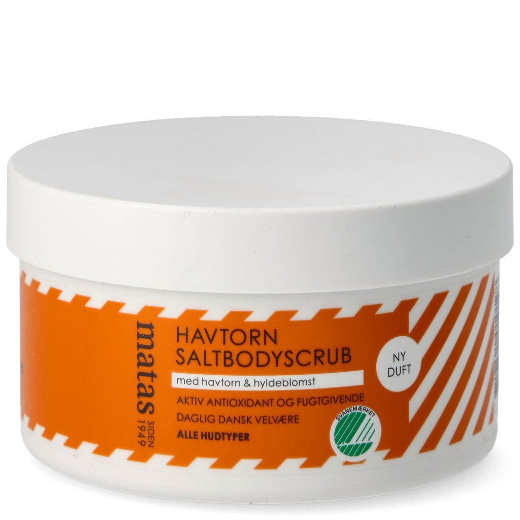 Matas Striber Sea Buckthorn & Elderflower Salt Body Scrub For Senstive Skin 250 ml