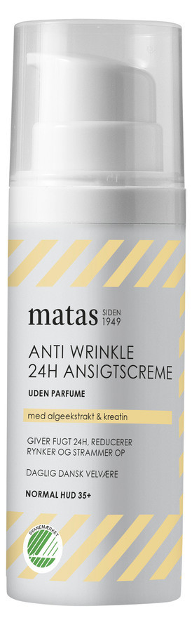 Matas Striber Anti Wrinkle 24H Face Cream For Normal Skin Fragrance Free 50 ml