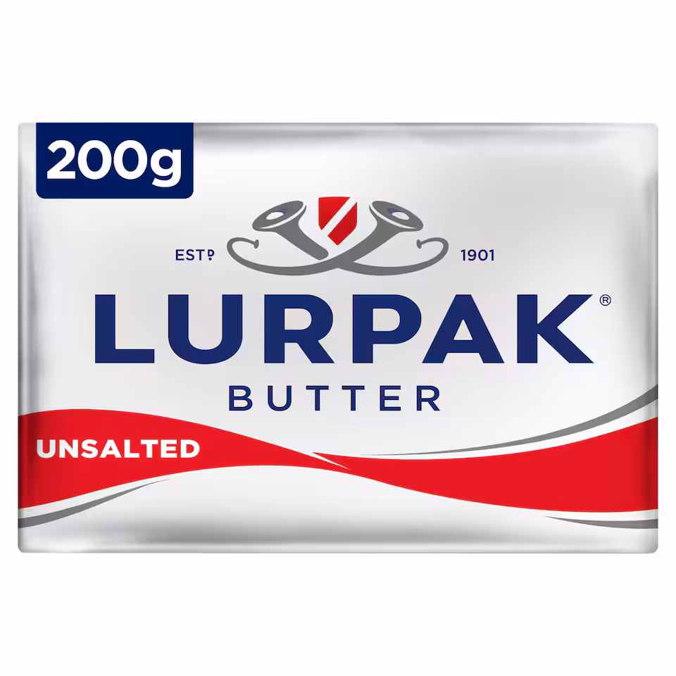 Lurpak Unsalted Butter 200G