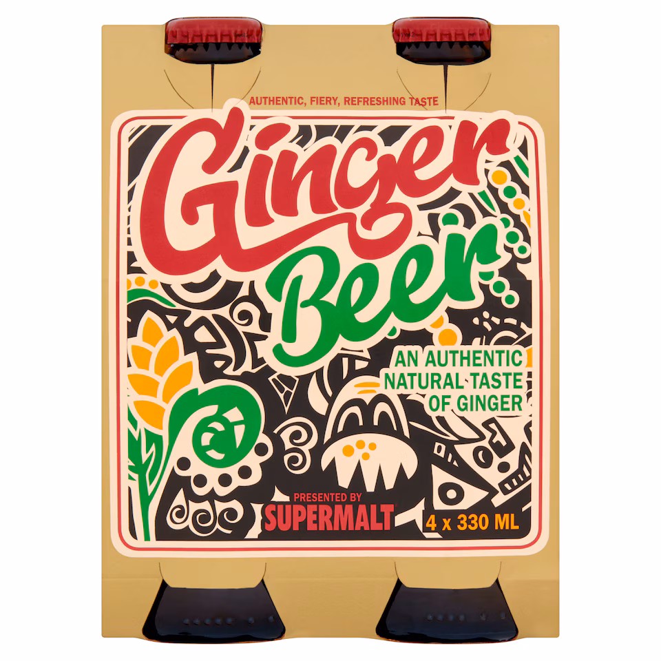 Supermalt Ginger Beer 4X330ml