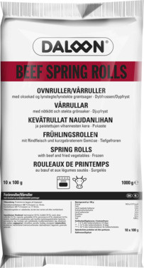 Vårrull Oksekjøtt 1000g