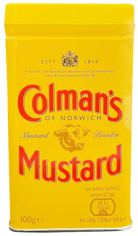 Sennep Tørr 100g Colman