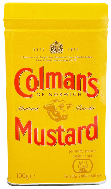 Sennep Tørr 100g Colman