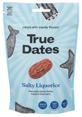 True Dates Salty Liquorice 100g