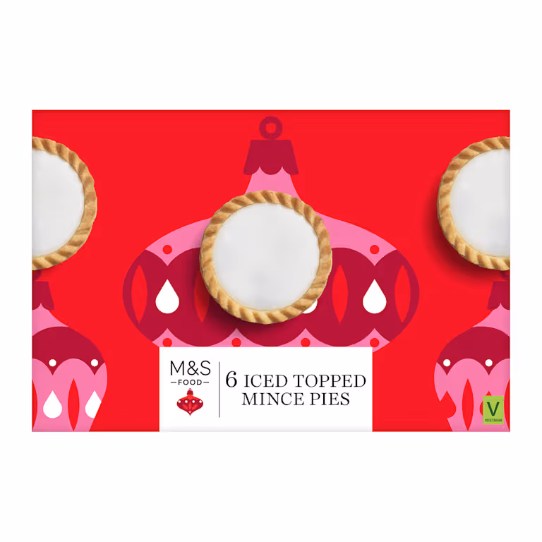 M&S Iced Topped Mince Pies