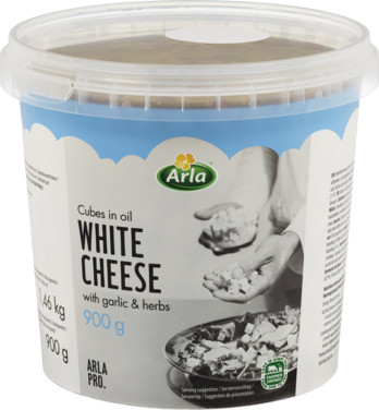 Arla Pro White Cheese Cubes In Oil 1.46kg
