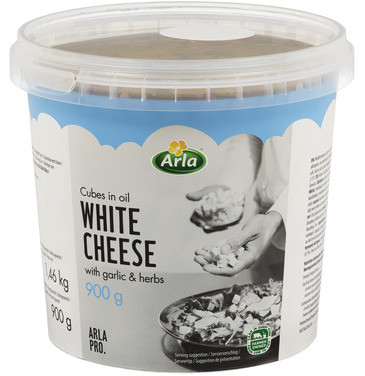 Arla Pro White Cheese Cubes In Oil 1.46kg