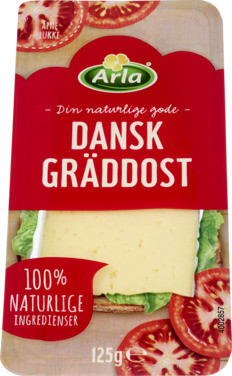 Arla Dansk Gräddost Skivet 125g