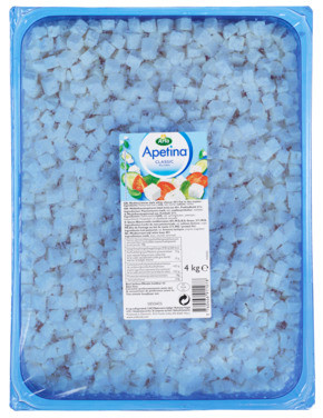 Apetina White Cheese Dry Cubes 4kg