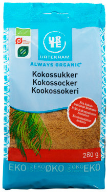 Kokossukker Økologisk 280g Urtekram