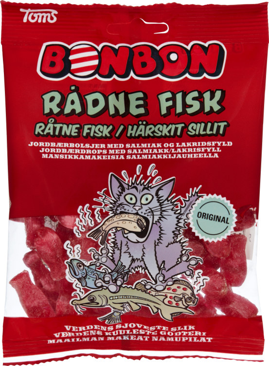 Råtne Fisk 125g Bonbon