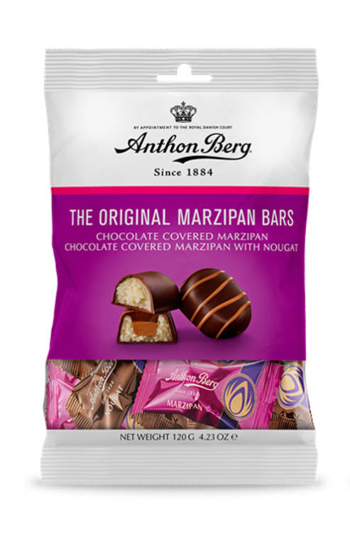 Marzipan Bars 110g pose Anthon Berg