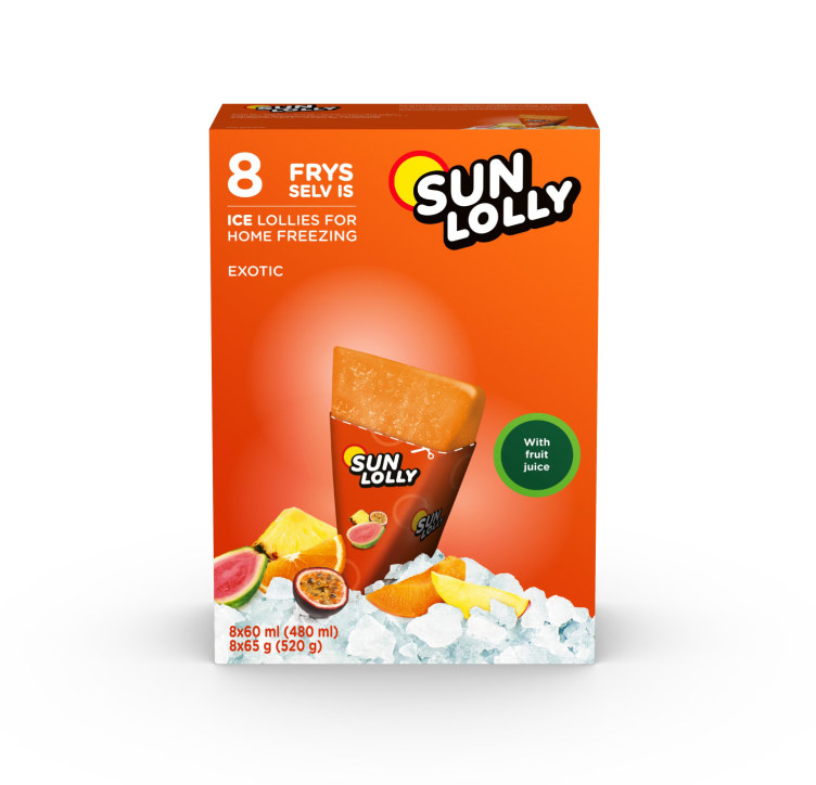 Sun Lolly Exotic 8stk
