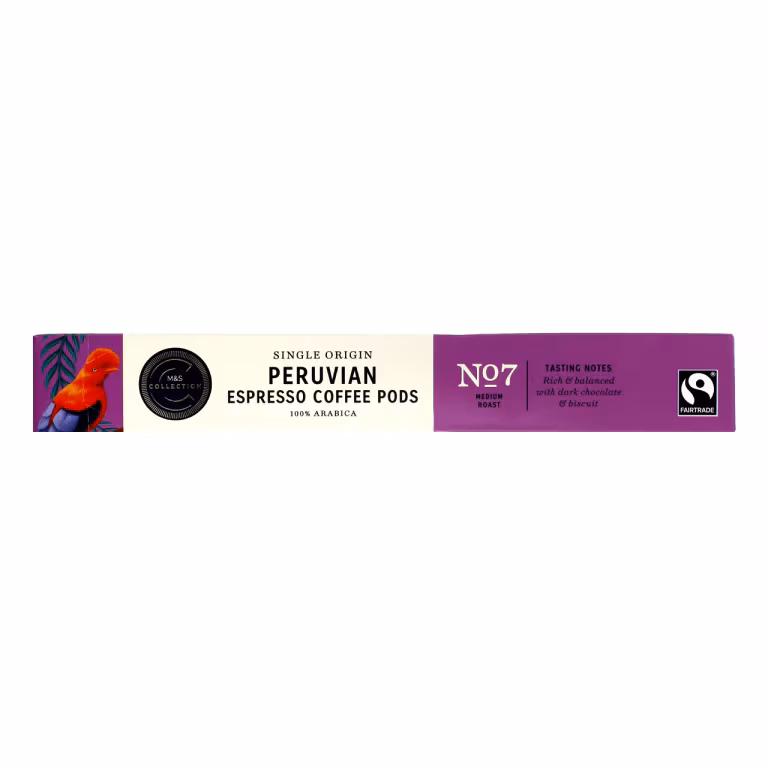 M&S Peruvian Espresso Coffee Pods