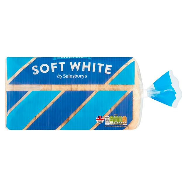 Sainsbury's Soft Medium Sliced White Bread 800g
