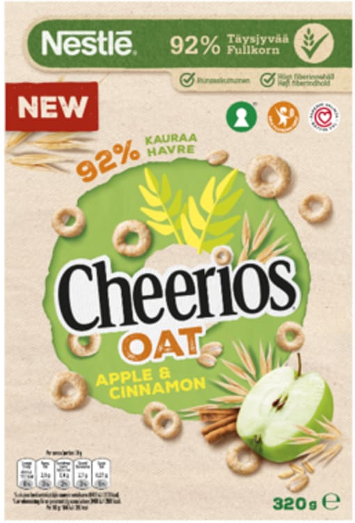 Cheerios Havre Eple&Kanel 320g Nestle