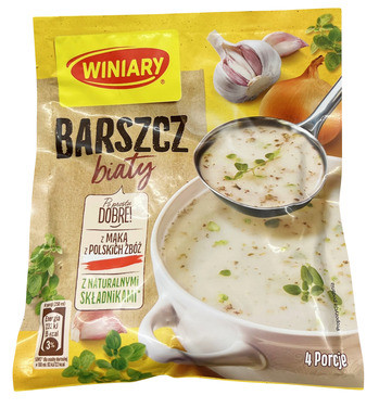 Suppe Borsh Hvit Barszcz Biaty 66g Winiary