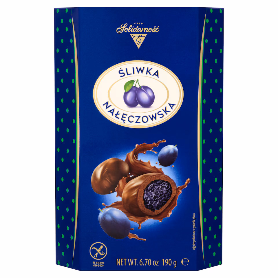 Solidarnosc Plums In Chocolate Naleczowska 190G