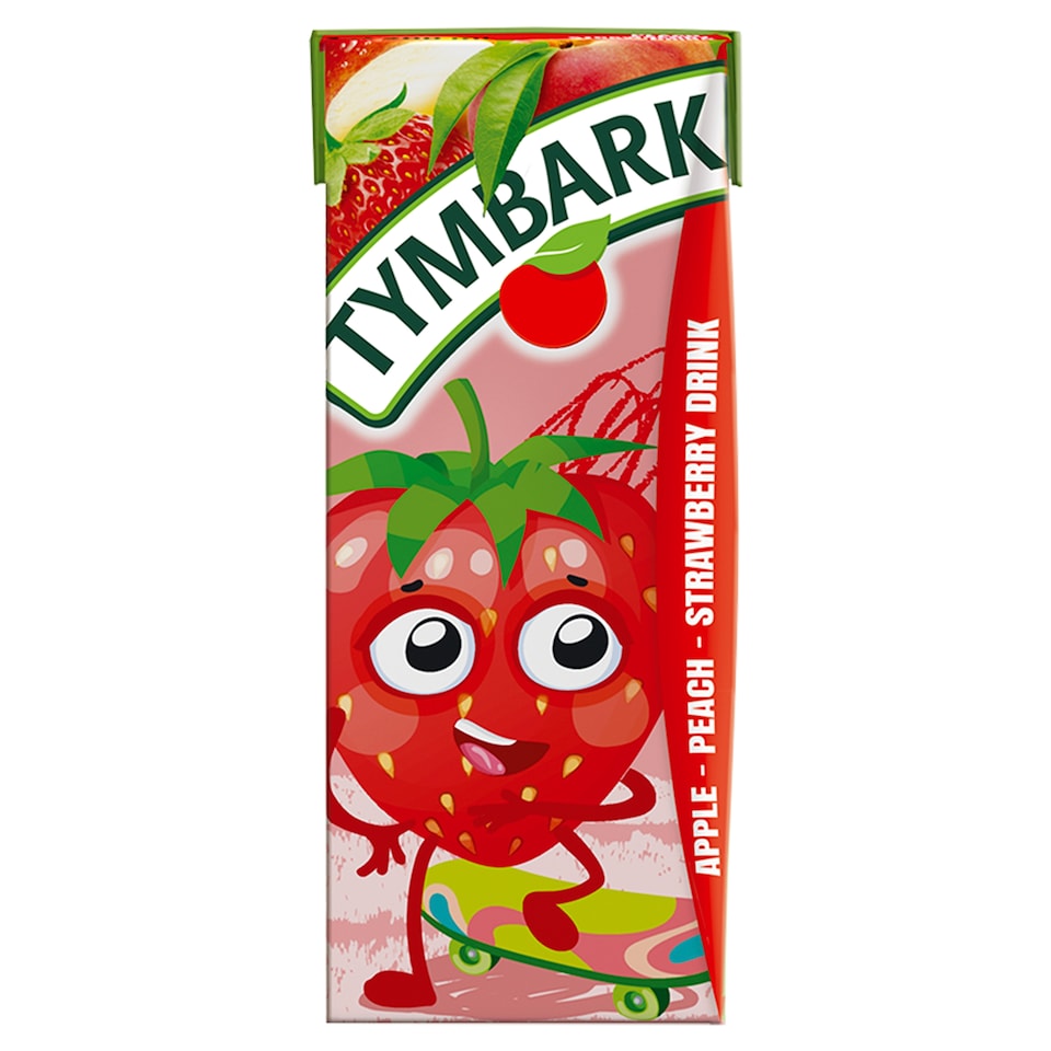 Tymbark Apple Peach Strawberry Drink 200Ml