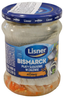 Sild Lisner 400g Bismark