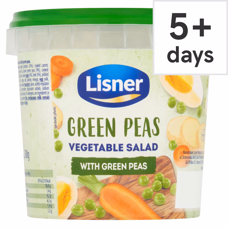 Lisner Vegetable Salad Green Pea 500G