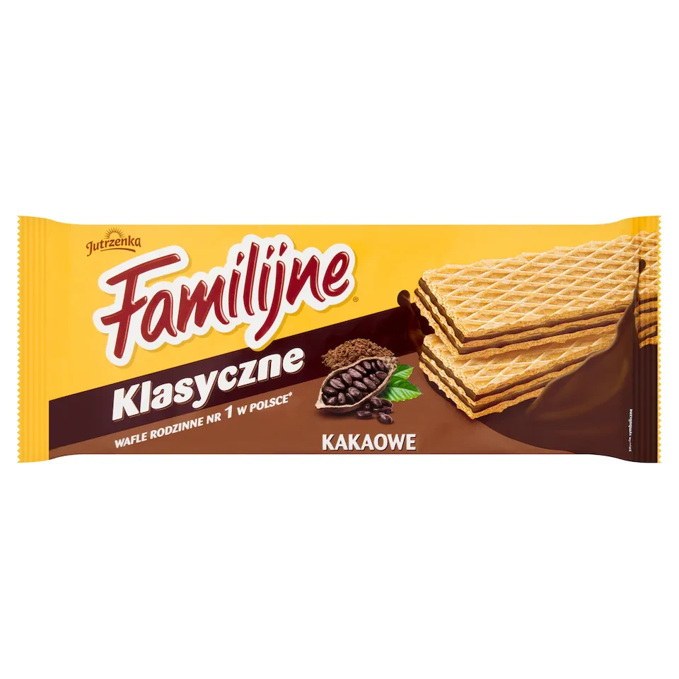 Jutrzenka Familijne Wafers - Cocoa 180g