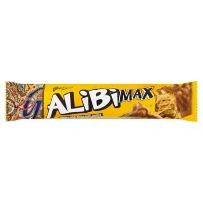 Alibi Alibi Max Crispy Bar with Rice Crisps and Caramel in Milk Chocolate 49g