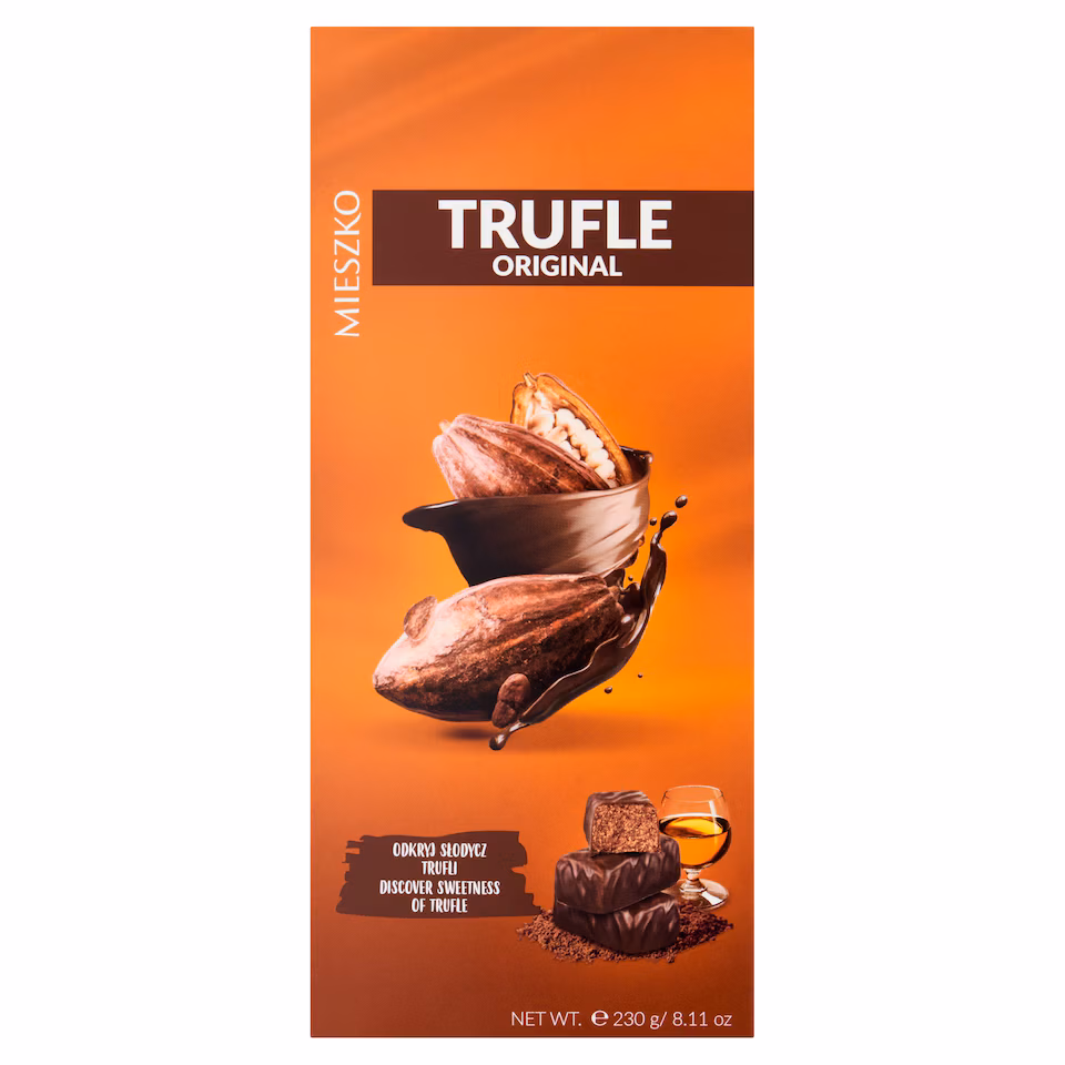 Mieszko Original Chocolate Truffles with Rum 230g