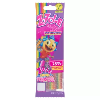 Zozole Rainbow Coloured Fruity Jellies 75g