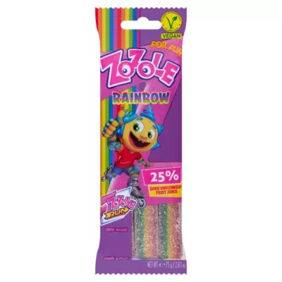 Zozole Rainbow Fruit Flavour 75g